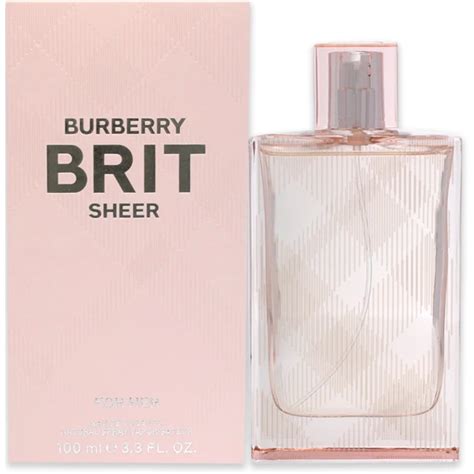 burberry perfume sheer|burberry brit perfume 3.3 oz.